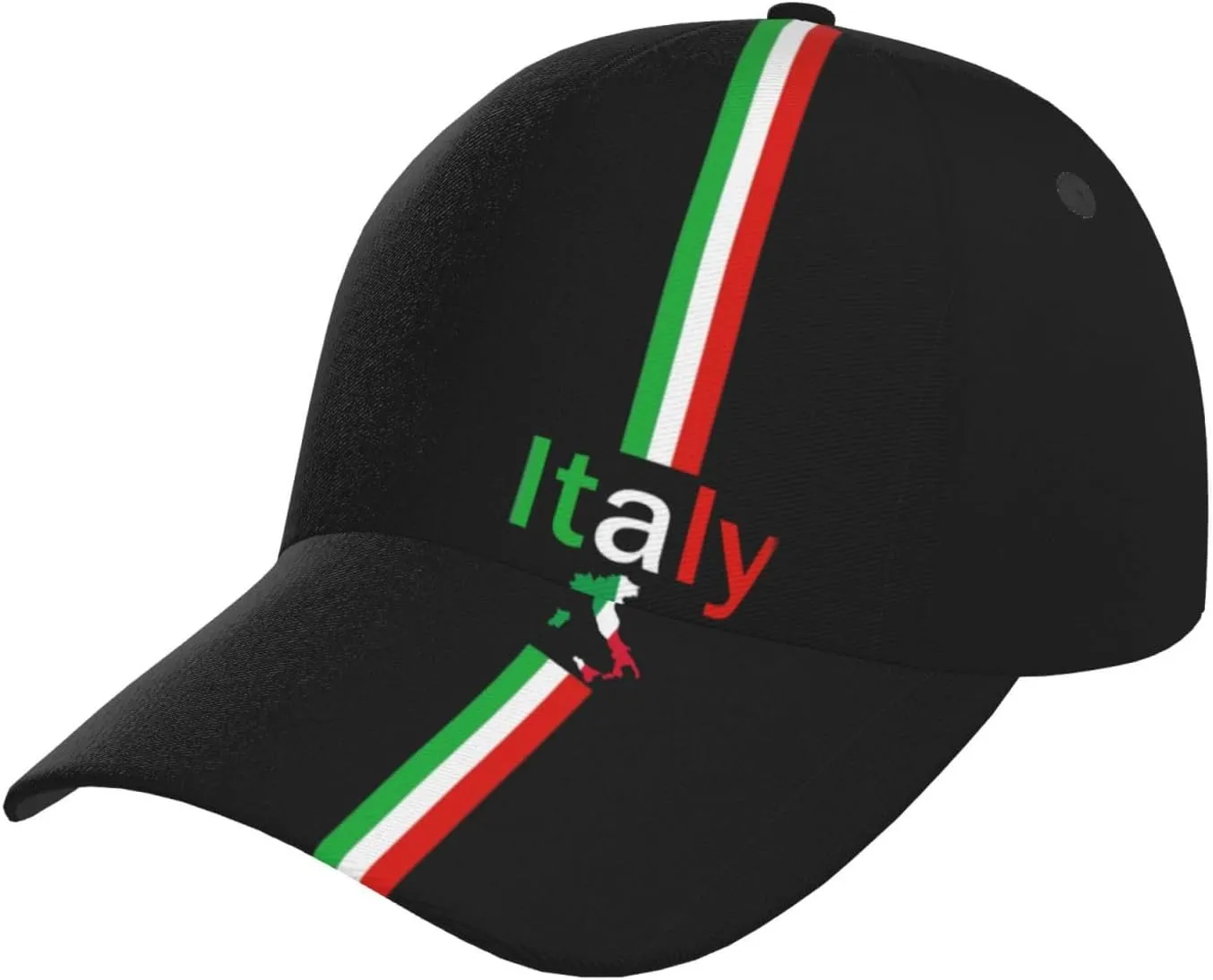 Italy Flag Snapback Cap Italy Baseball Hats Italian Sun Hat Adjustable Flag Cap Italy Hats for Women Men