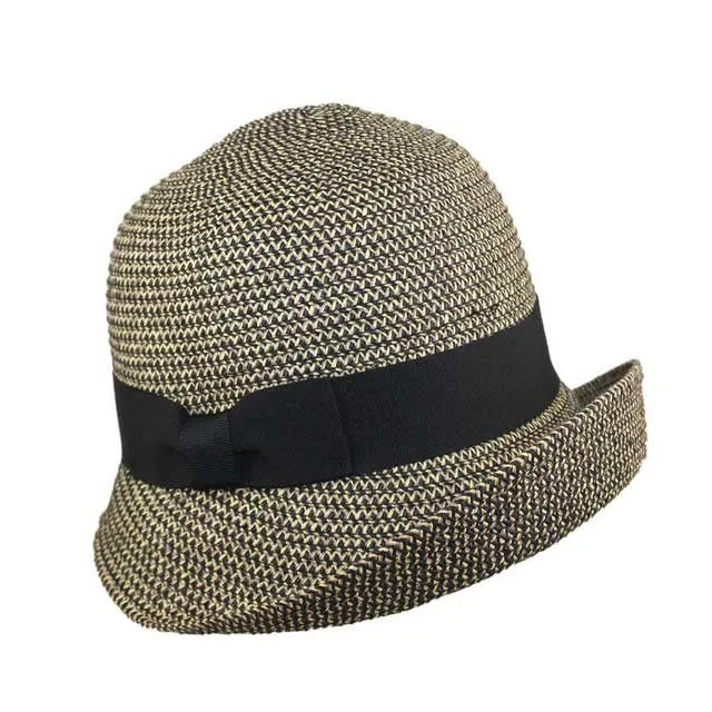 Jeanne Simmons - Upturn Tweed Cloche Hat