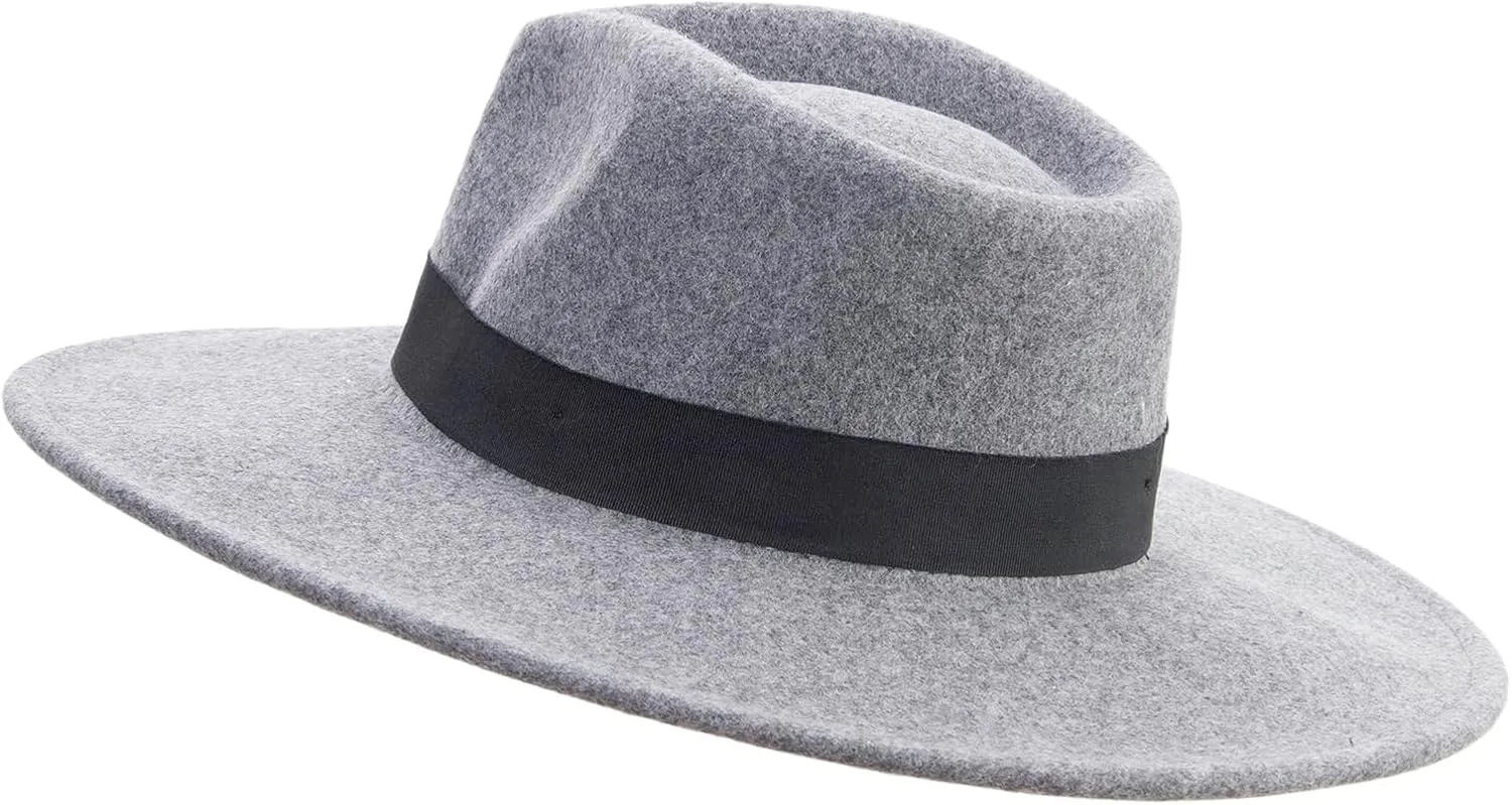 Jeanne Simmons Women's Pinched Fedora Crown Sewn Band Hat