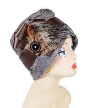Lola Cloche Hat Style - Outback in Brown (One Medium Left!)