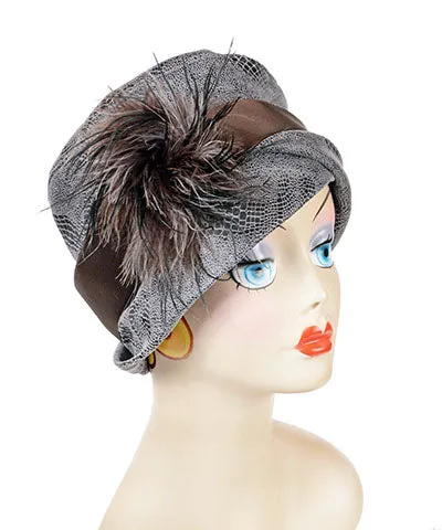 Lola Cloche Hat Style - Outback in Brown (One Medium Left!)