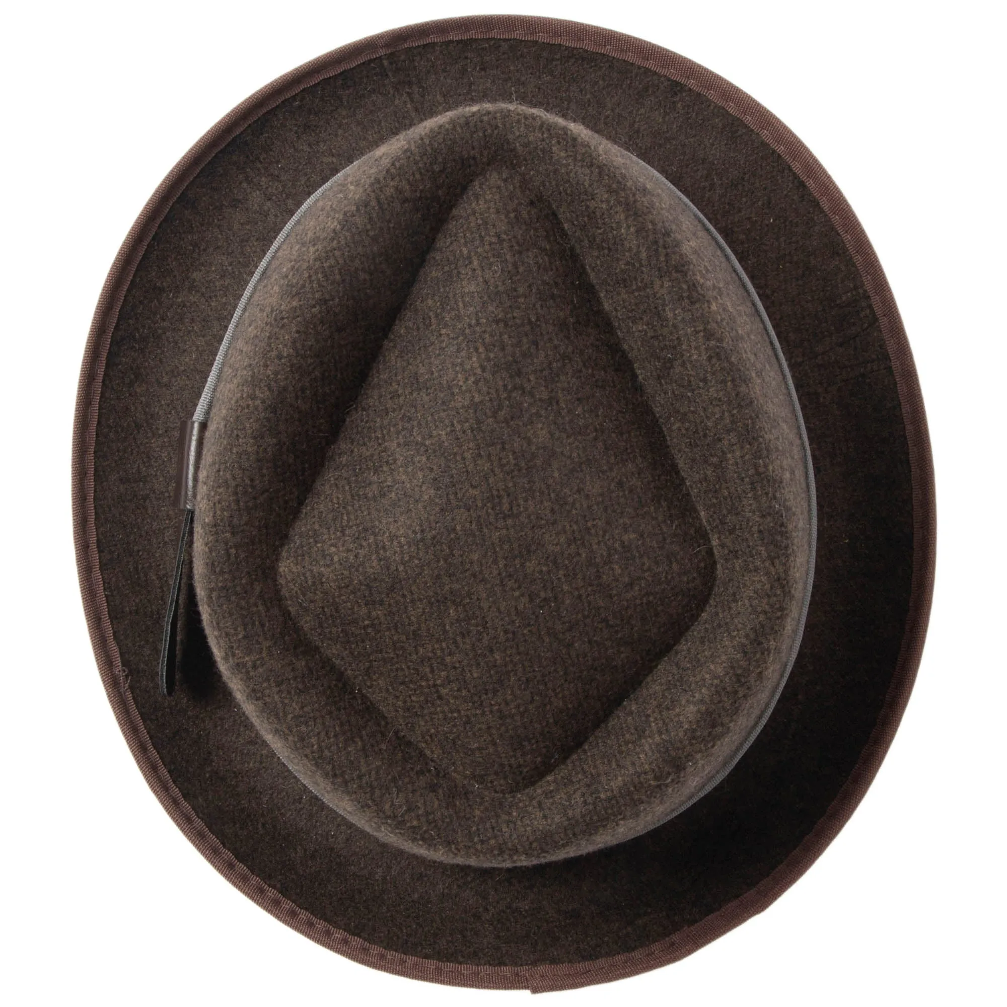 Men's Pork Pie with Debossed Logo