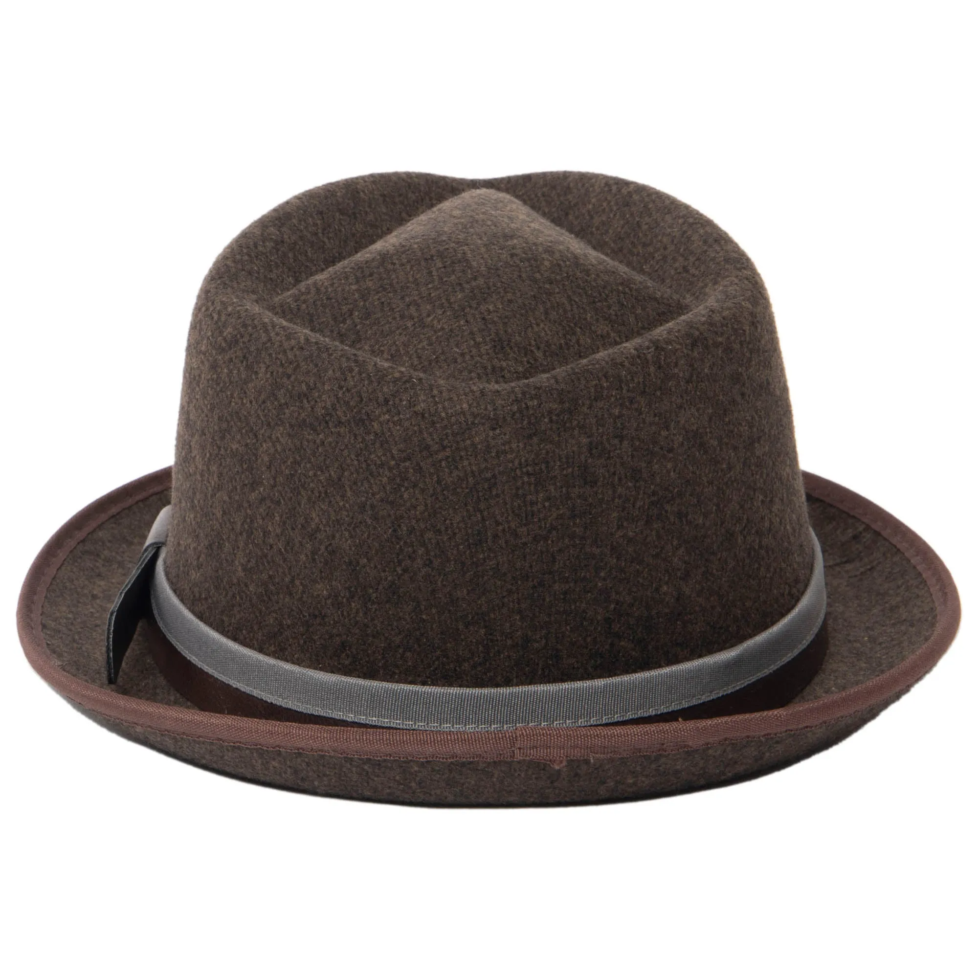 Men's Pork Pie with Debossed Logo