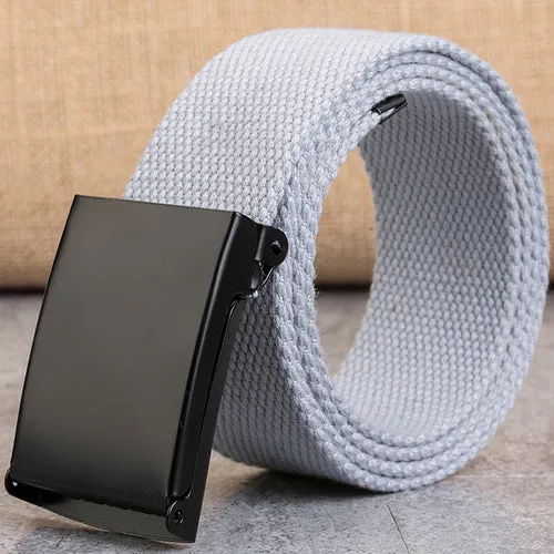 Men's/Women's Colored Canvas Belt Lengthened 110 140cm Teenager's