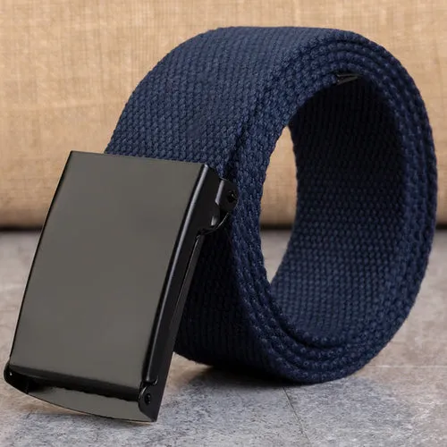 Men's/Women's Colored Canvas Belt Lengthened 110 140cm Teenager's
