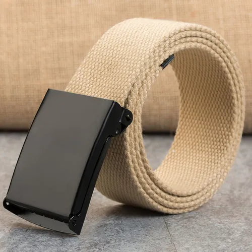 Men's/Women's Colored Canvas Belt Lengthened 110 140cm Teenager's