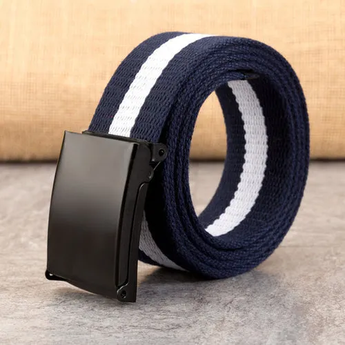 Men's/Women's Colored Canvas Belt Lengthened 110 140cm Teenager's