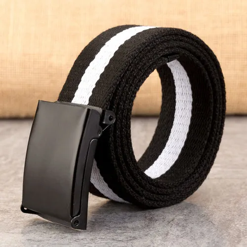 Men's/Women's Colored Canvas Belt Lengthened 110 140cm Teenager's