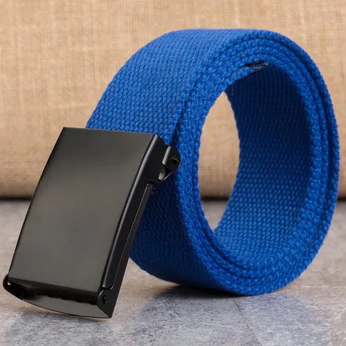 Men's/Women's Colored Canvas Belt Lengthened 110 140cm Teenager's