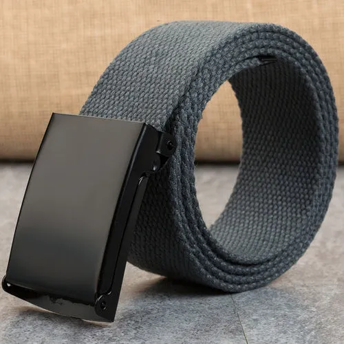 Men's/Women's Colored Canvas Belt Lengthened 110 140cm Teenager's
