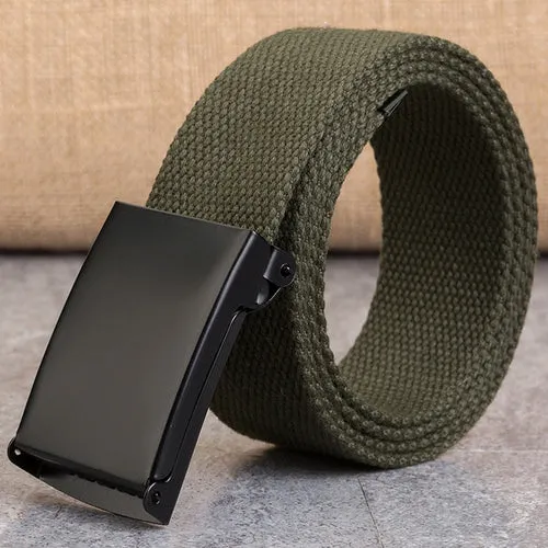 Men's/Women's Colored Canvas Belt Lengthened 110 140cm Teenager's