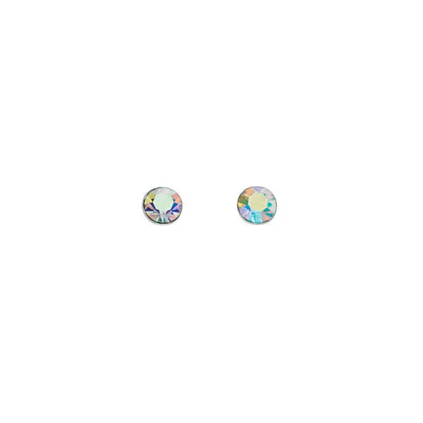 Mermaid Sterling Silver Stud Earrings