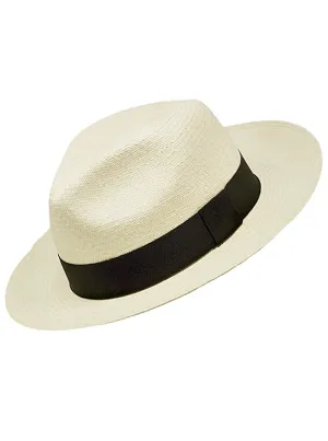 Natural Panama Hat - Fedora Montecristi - Grade 10-11