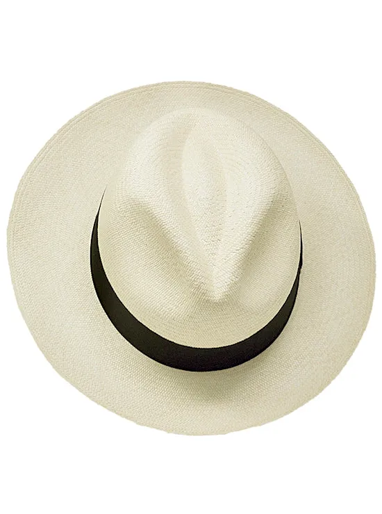 Natural Panama Hat - Fedora Montecristi - Grade 10-11