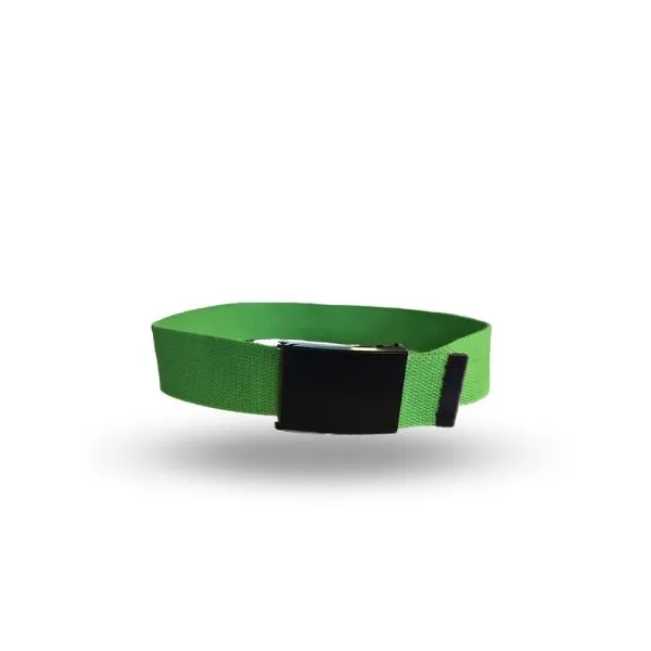 OTTO 2X1 - PLUS SIZES Cotton Nylon Webbing Belt with Black Buckle