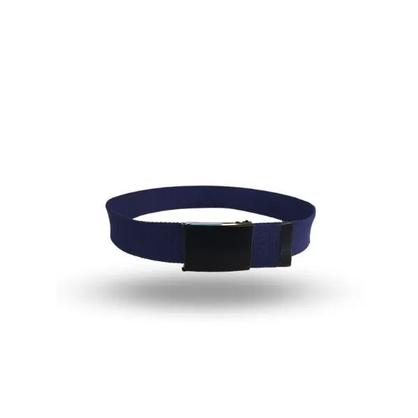 OTTO 2X1 - PLUS SIZES Cotton Nylon Webbing Belt with Black Buckle