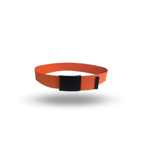 OTTO 2X1 - PLUS SIZES Cotton Nylon Webbing Belt with Black Buckle