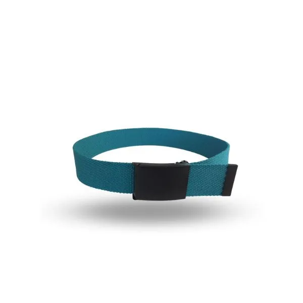 OTTO 2X1 - PLUS SIZES Cotton Nylon Webbing Belt with Black Buckle
