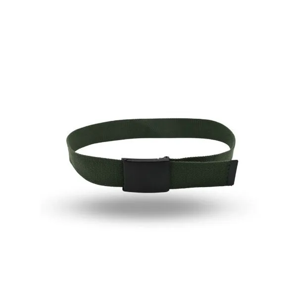 OTTO 2X1 - PLUS SIZES Cotton Nylon Webbing Belt with Black Buckle