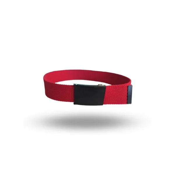 OTTO 2X1 - PLUS SIZES Cotton Nylon Webbing Belt with Black Buckle