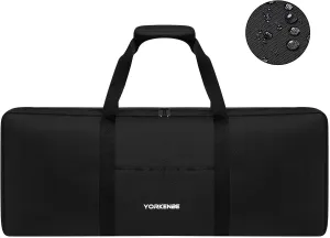 Pie Iron Storage Bag Fits Up to 4 Campfire Pie Irons, 1680D Heavy Duty Water Resistant Pie Maker Case, with Strong Straps and Extra Pocket, Size 3212in