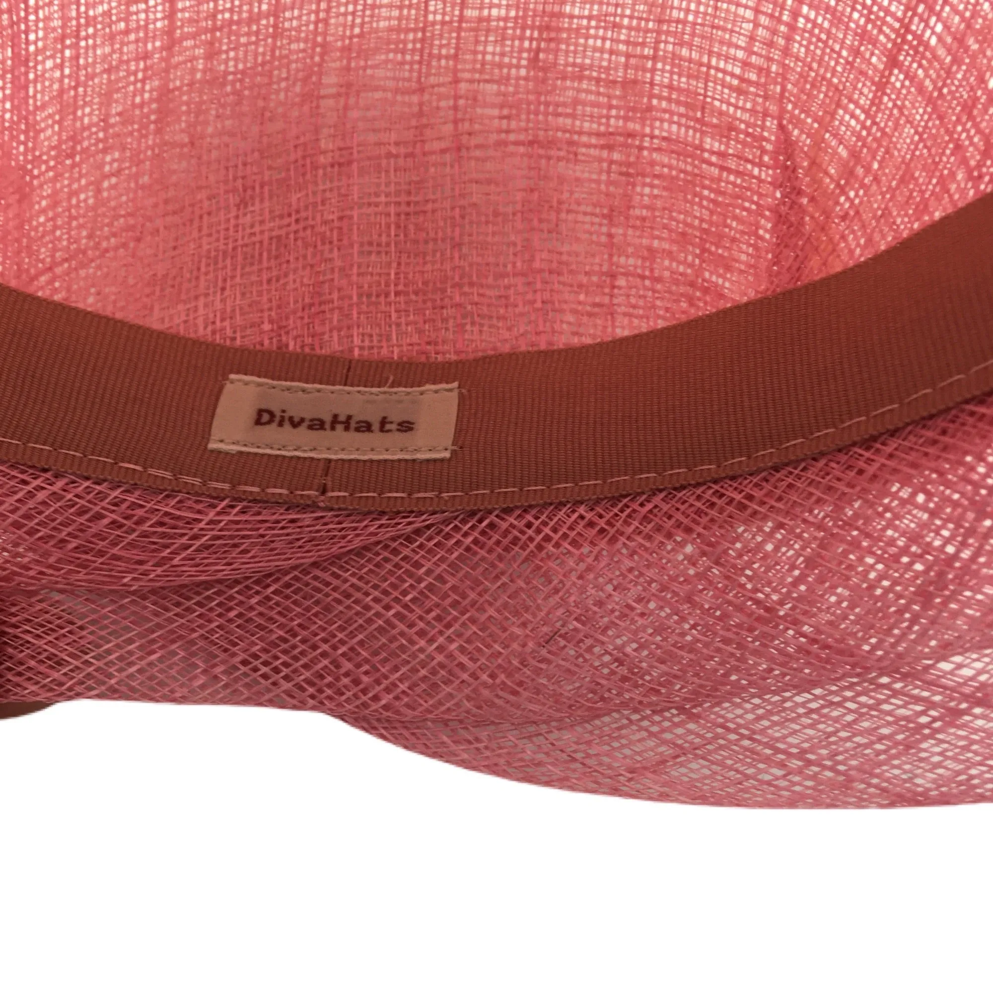 Pretty Sinamay Cloche Hat with Pin Derby, Church, Tea party Headwear