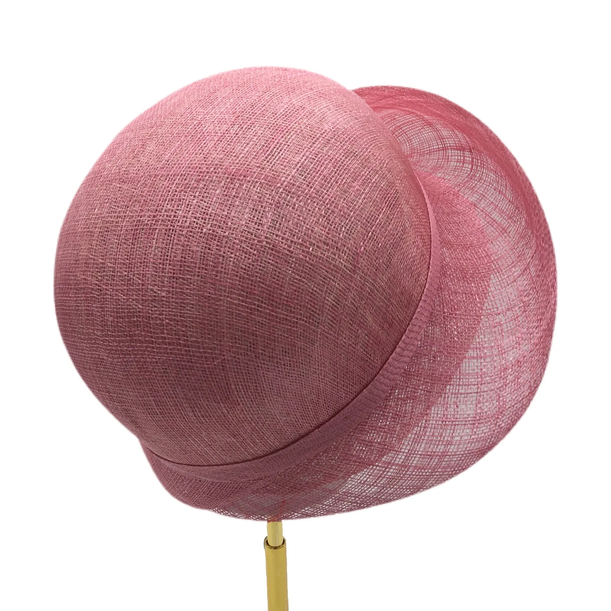 Pretty Sinamay Cloche Hat with Pin Derby, Church, Tea party Headwear