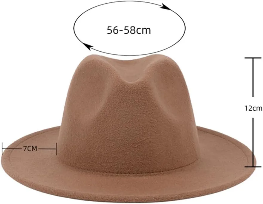 Pulcykp British Hat Men Women Imitation Woolen Winter Felt Hats Fashion Jazz Hat Chapeau