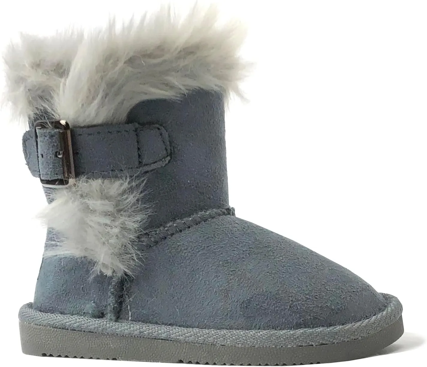 REDVOLUTION Kids Boots Toddler Girls Cute Butterfly Bow | PomPom PU leather Boot (Toddler/Small Kid)