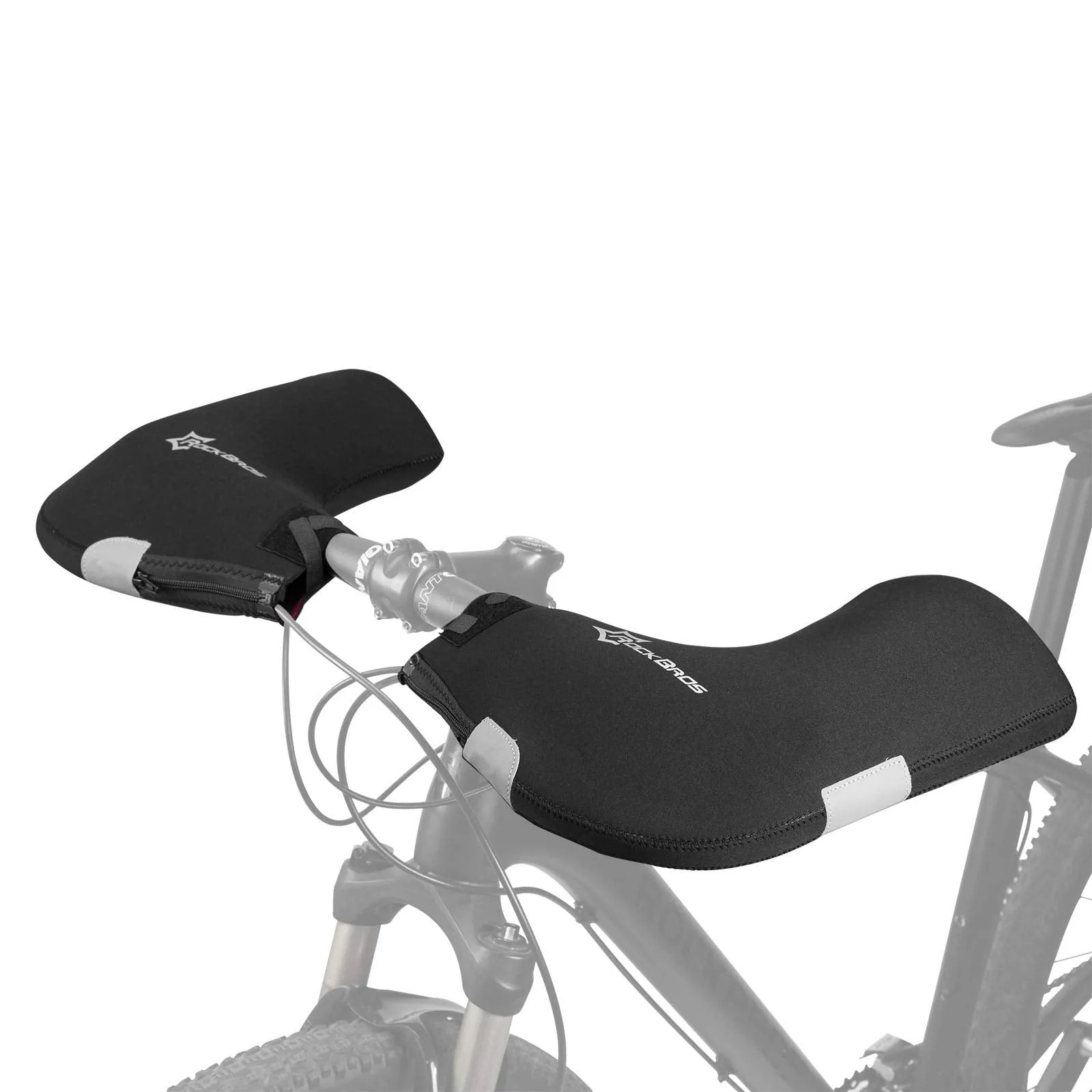 ROCKBROS Bike Handlebar Gloves Thermal Cycling Gloves Windproof Waterproof