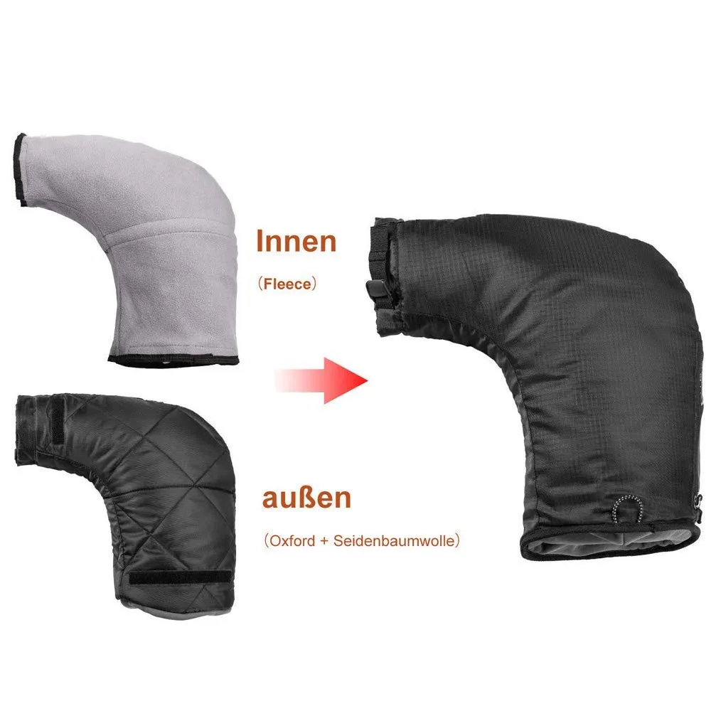ROCKBROS Bike Handlebar Gloves Thermal Cycling Gloves Windproof Waterproof
