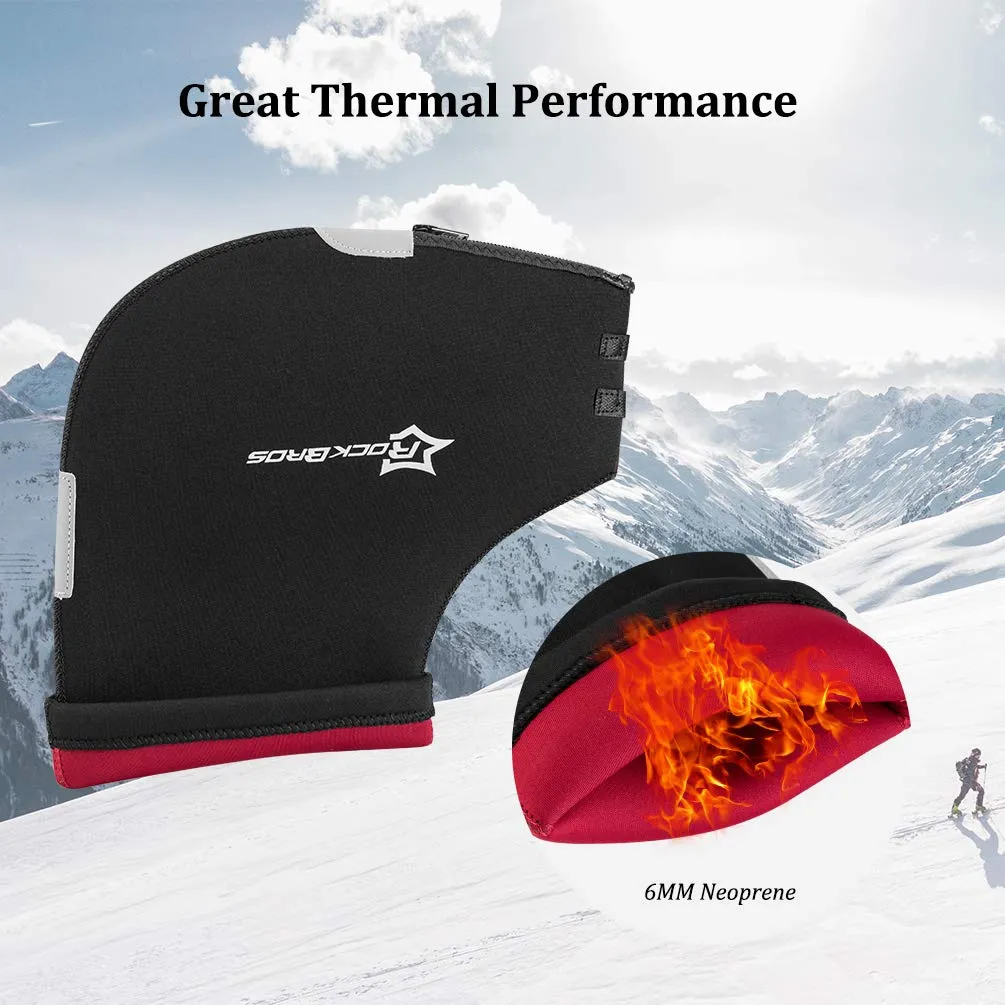 ROCKBROS Bike Handlebar Gloves Thermal Cycling Gloves Windproof Waterproof