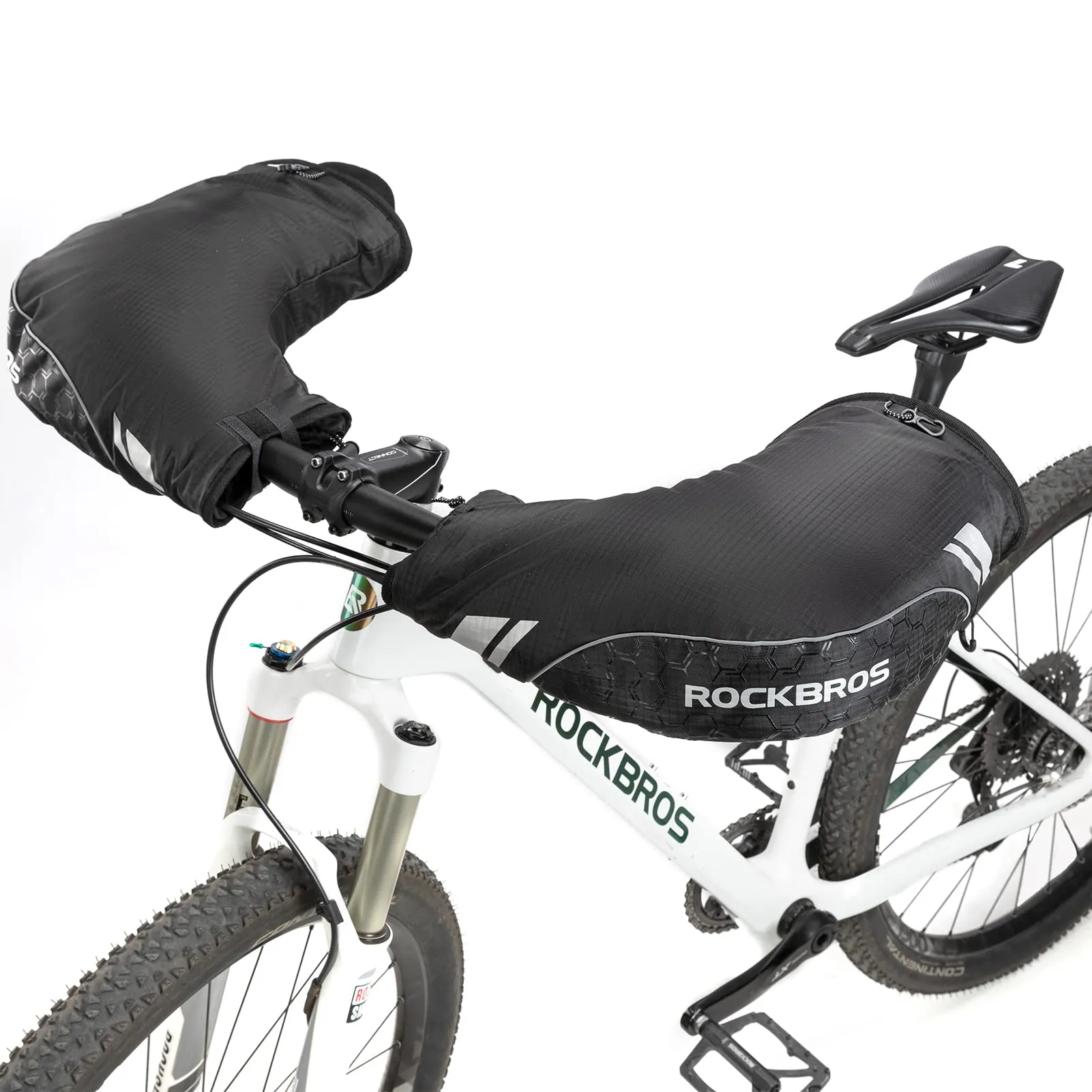 ROCKBROS Bike Handlebar Gloves Thermal Cycling Gloves Windproof Waterproof