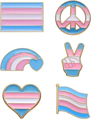 Ronglry Pride Rainbow LGBTQ Pins - Bulk Pride Flag Lapel Pins & Brooches for Clothes, Bags, Hats & Accessories