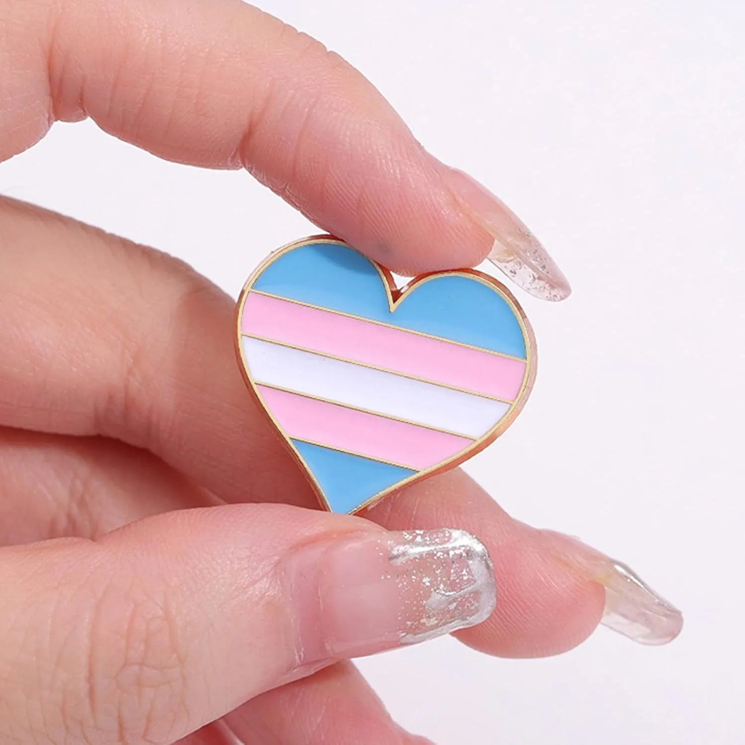Ronglry Pride Rainbow LGBTQ Pins - Bulk Pride Flag Lapel Pins & Brooches for Clothes, Bags, Hats & Accessories
