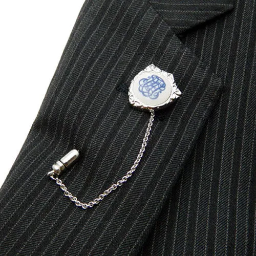 Royal Copenhagen Crest Lapel Stick Pin