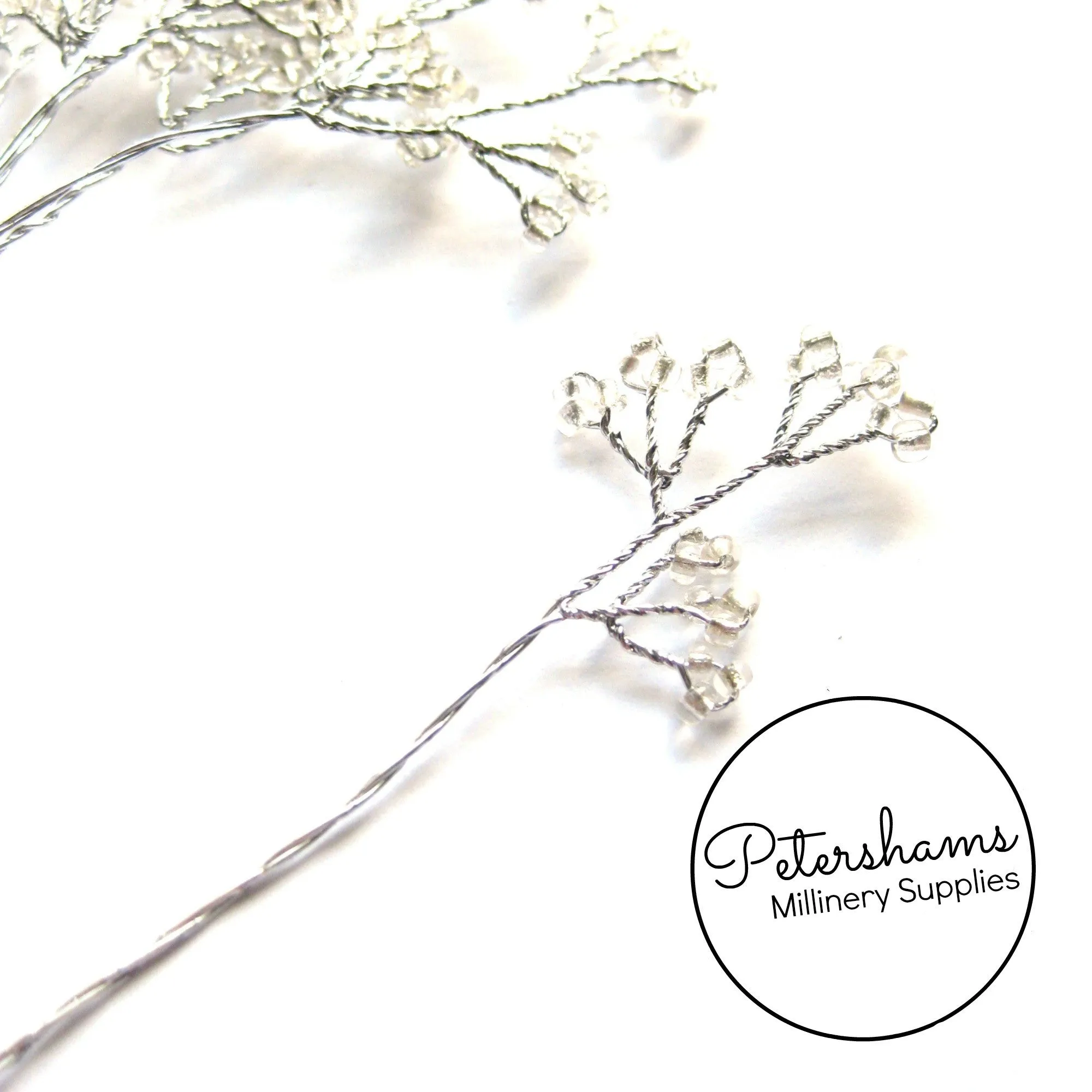 Seed Bead Wired Trees - 6 Stems