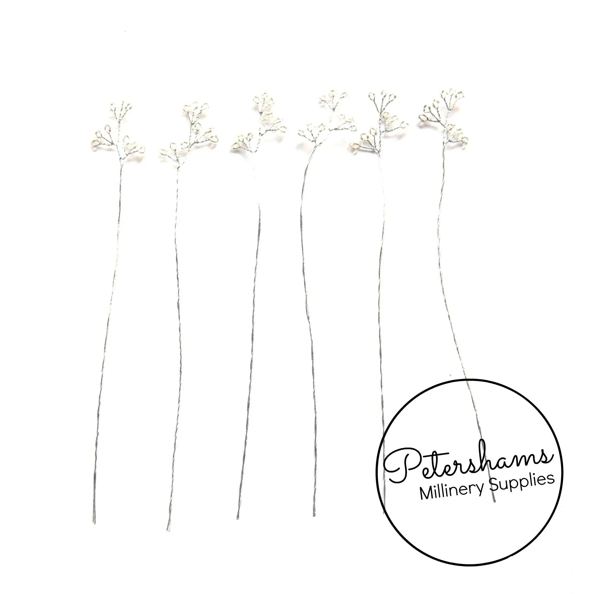 Seed Bead Wired Trees - 6 Stems