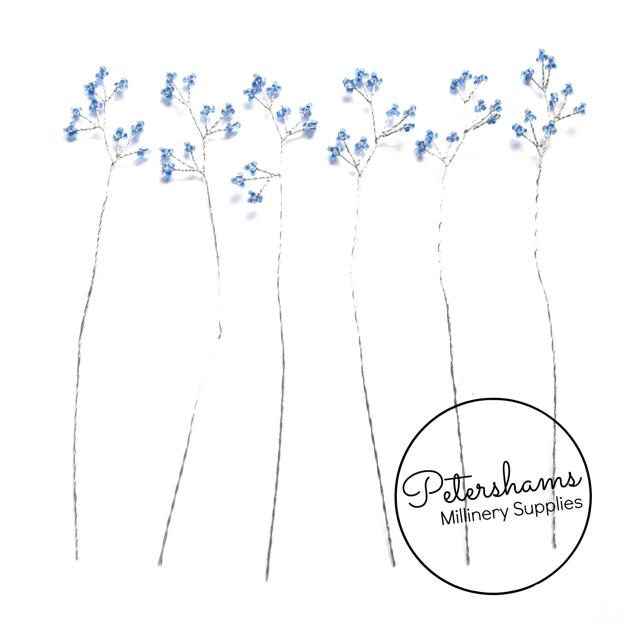 Seed Bead Wired Trees - 6 Stems