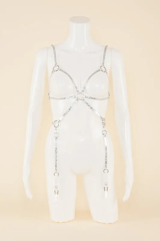 Silver Lace Playsuit