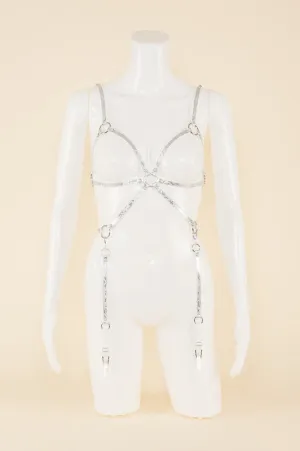 Silver Lace Playsuit