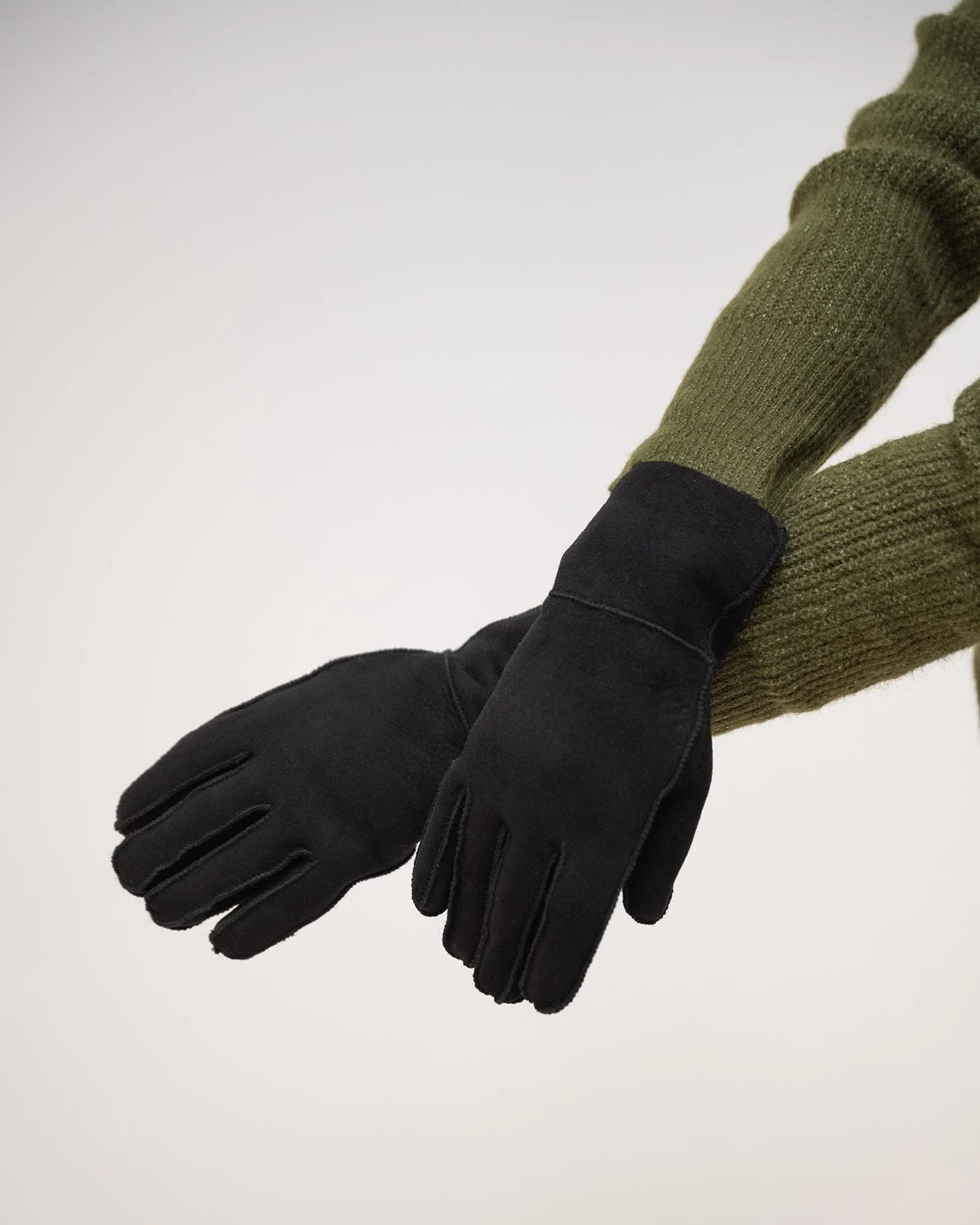 Sirkka Sherpa Gloves - Black
