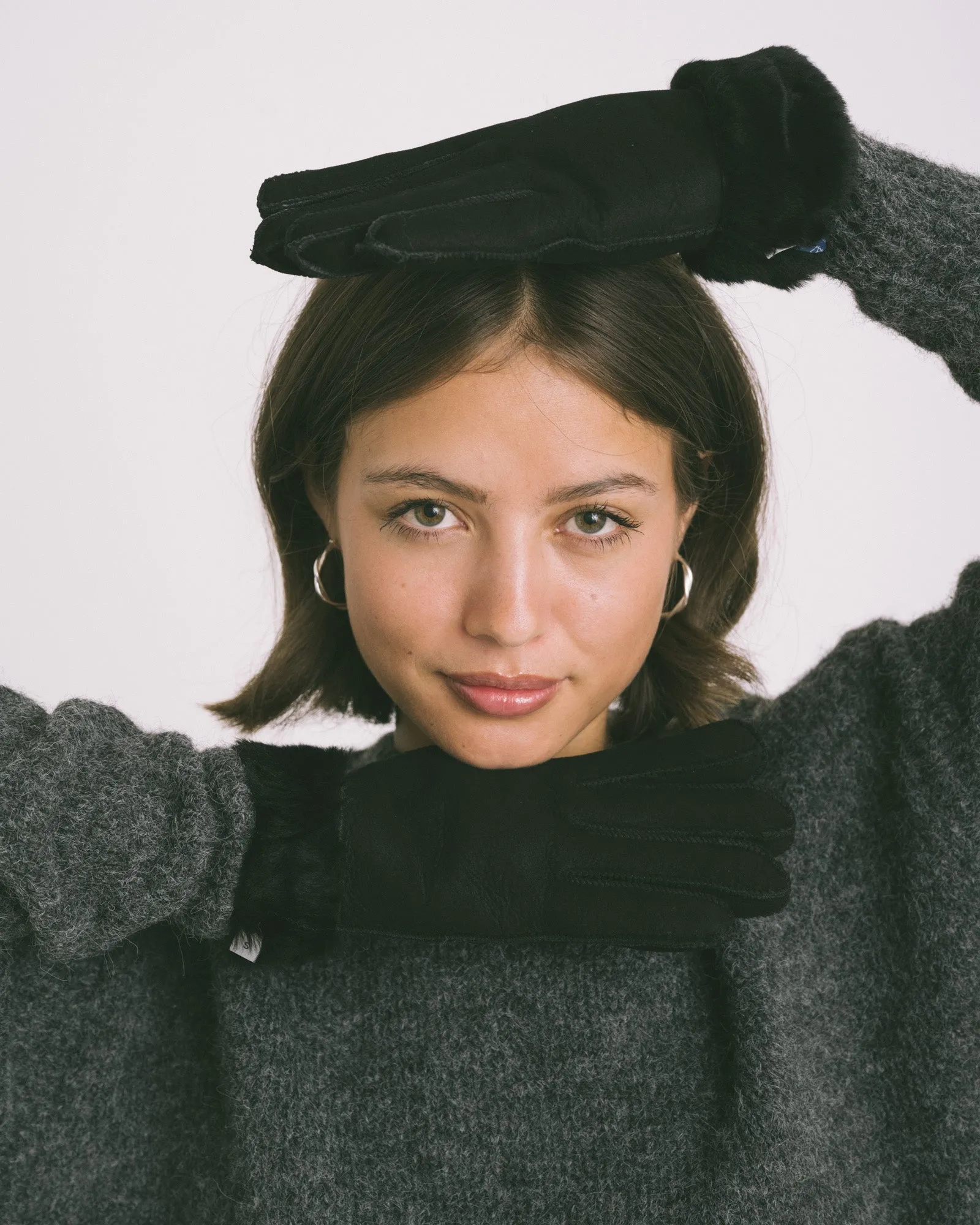 Sirkka Sherpa Gloves - Black