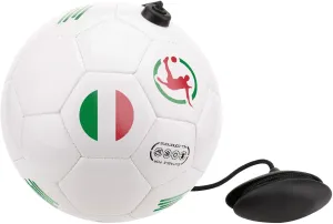 Soccer Ball Trainer  Size 2 | Solo & Group Soccer Kick Training Tool  Improve Ball Control, Juggling, Footwork & Coordination  with Adjustable Elastic Cord