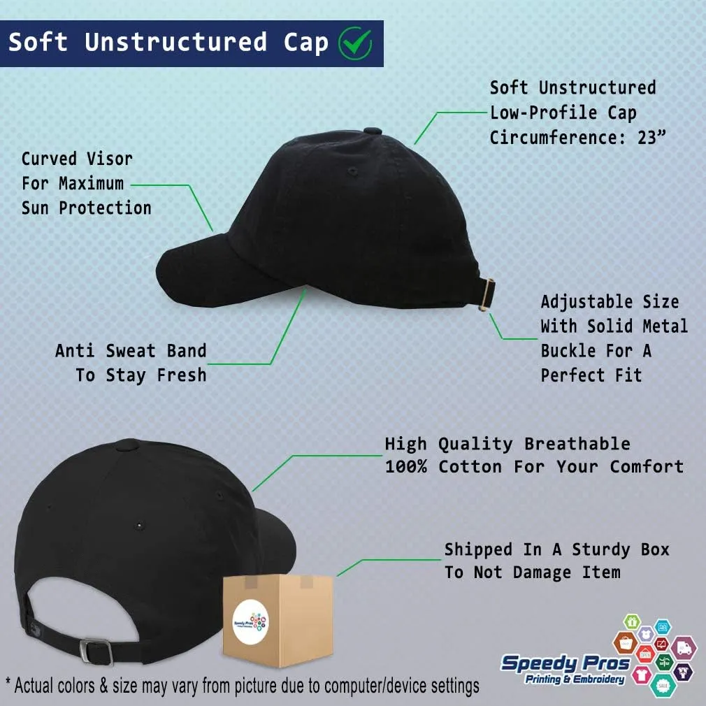 Soft Baseball Cap Drone Pilot Gold Embroidery Insignias UFO Twill Cotton Veteran Dad Hats for Men & Women