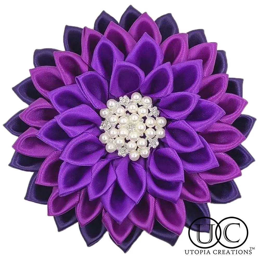 Vivid Vibrant Violet Flower Corsage "Vivica"