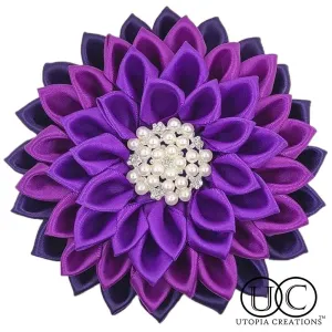 Vivid Vibrant Violet Flower Corsage "Vivica"