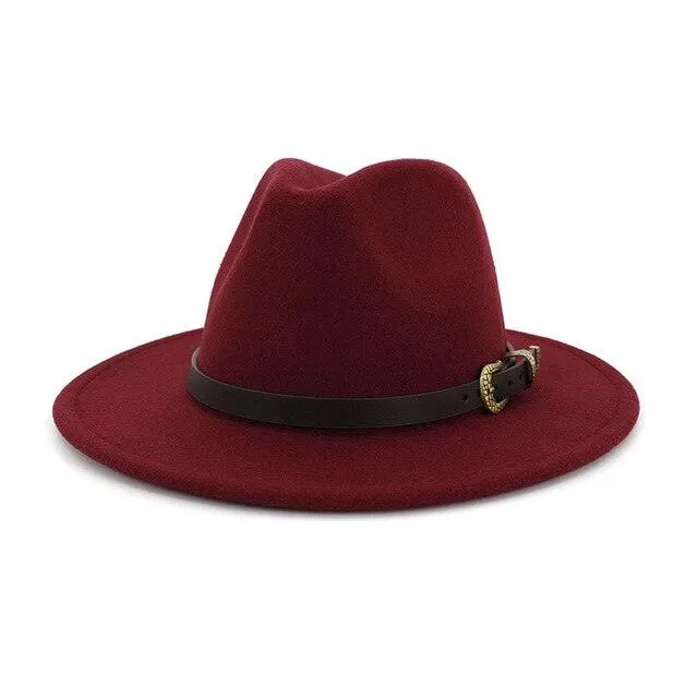 Winter Wool  British Style Autumn Top Hat
