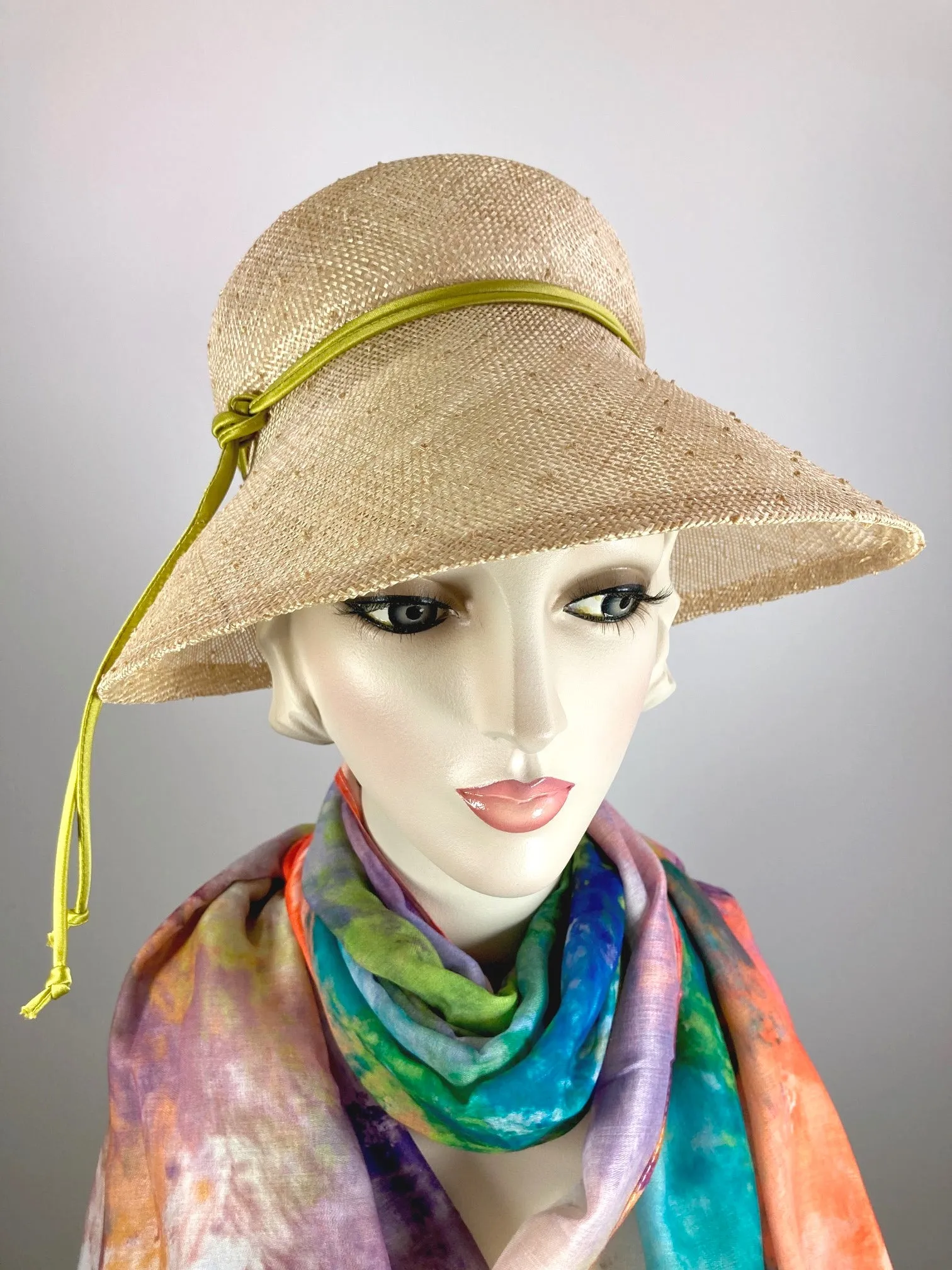 Womens vintage vibe hat, tan ladies hat, natural straw Open Weave hat, Summer Medium Brim Hat, casual woman hat,  Ladies Tea Hat, Church Hat