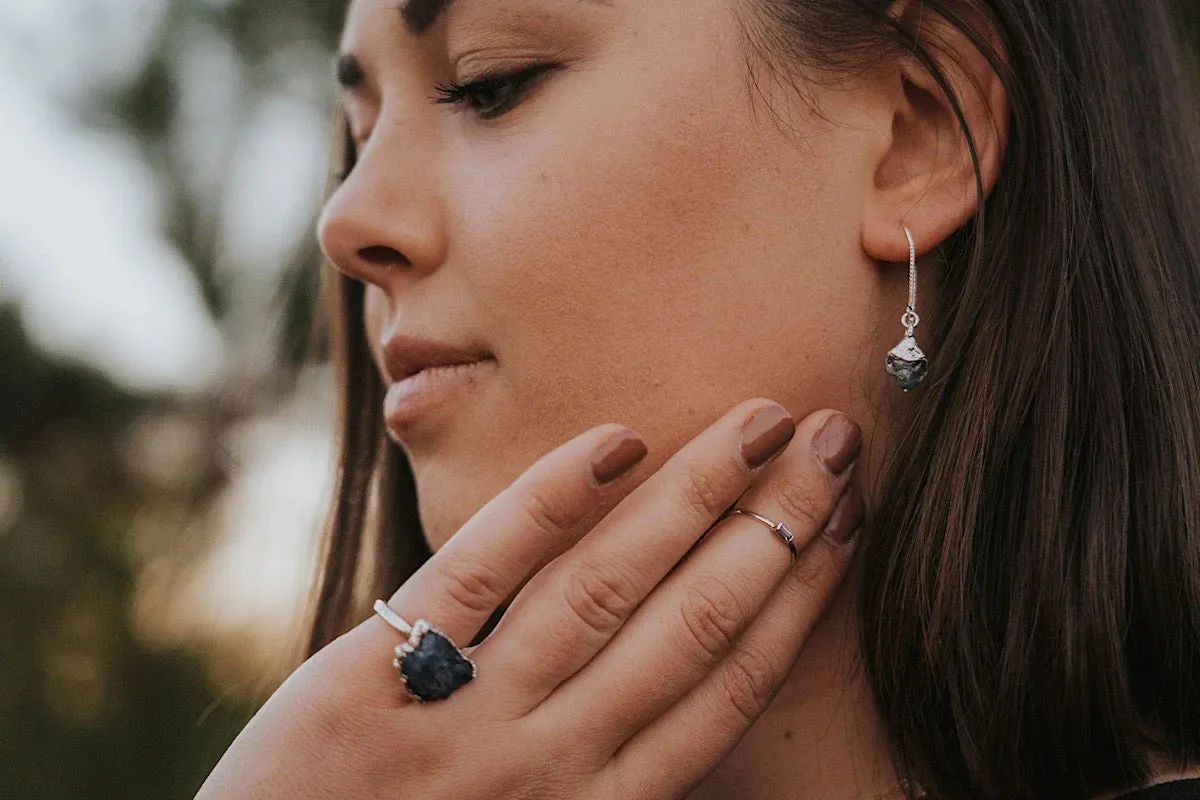 Zircon Short Drop Earrings · December